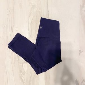 Lululemon Align Crop 19 inches, Midnight Navy